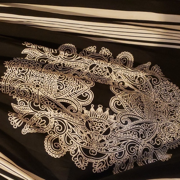 Gorgeous Black Egite Strapless Summer Dress Beaded Tie Around Neck Embellished - Picture 14 of 14